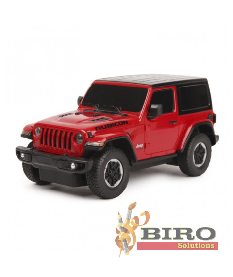 RS Masina cu telecomanda RASTAR 1:24 JEEP Wrangler JL, rosie